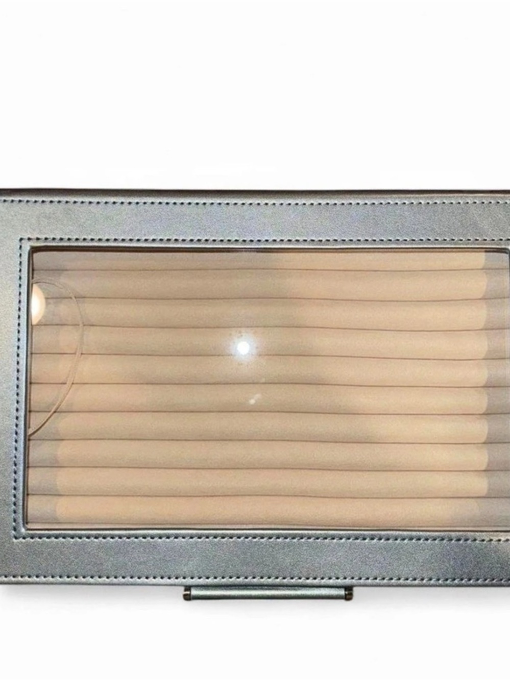 Wolf Vault Tray Jewelry Organizer in Gray & Blue
